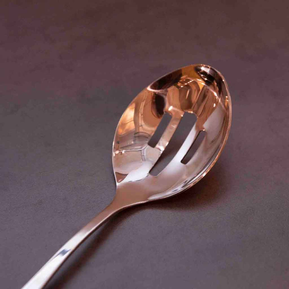 ملعقة مشقوقة من الفولاذ المقاوم للصدأ