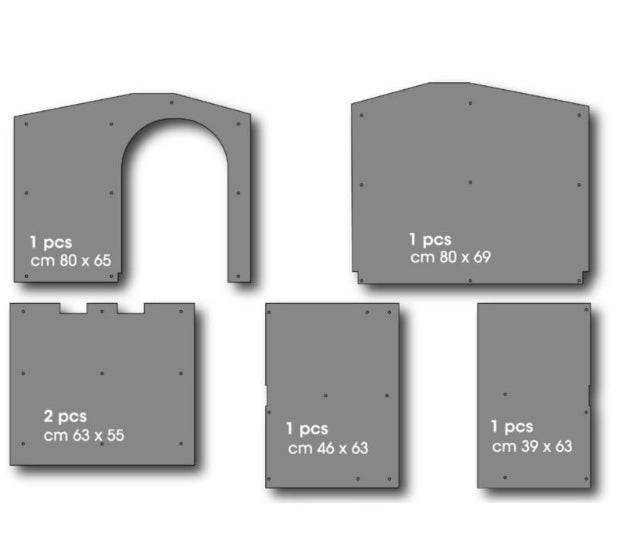 Plastic dog House Kit Large