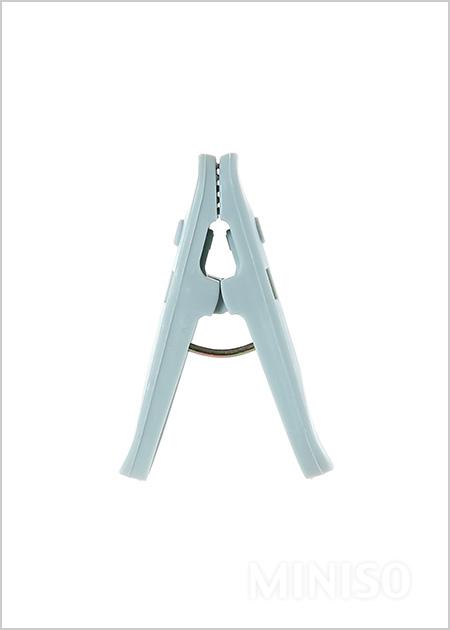 منظم تخزين + 24 مشابك ملابس (أبيض. أزرق)