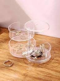 Rotating jewelry storage box