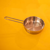 Stainless steel gastro frying pan