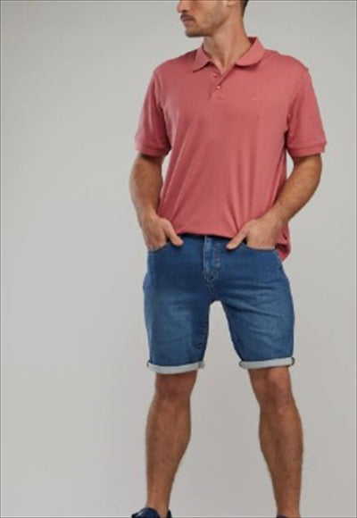 N.S-SLIM DENIM SHORTS-BLUE DEP