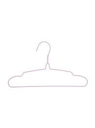 شماعات ملابس الأطفال مع هوك 10 قطع (وردي)