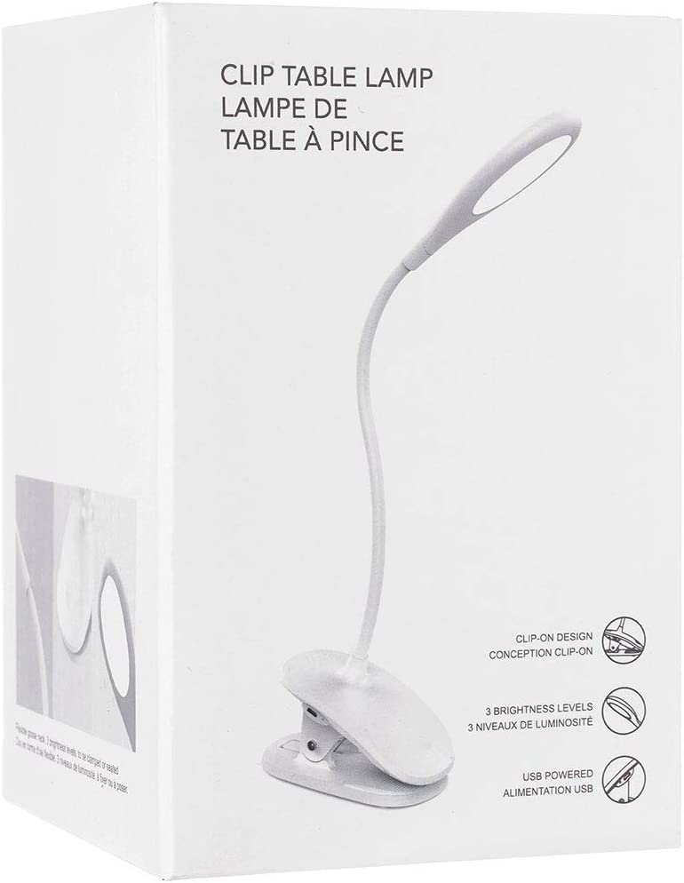 مصباح طاولة مشبك