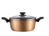 20cm casserole forged w/lid 3mm Copper