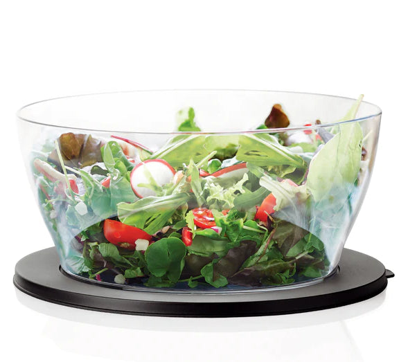 وعاء تخزين و تقديم -كلير- شفاف اسود- 4 لتر