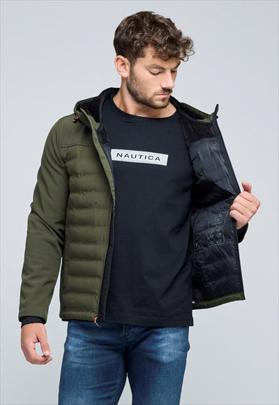 N.S-DETACHABLE HOODED SHERPA B