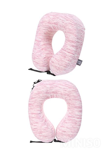 وسادة رقبة محمولة (وردي)