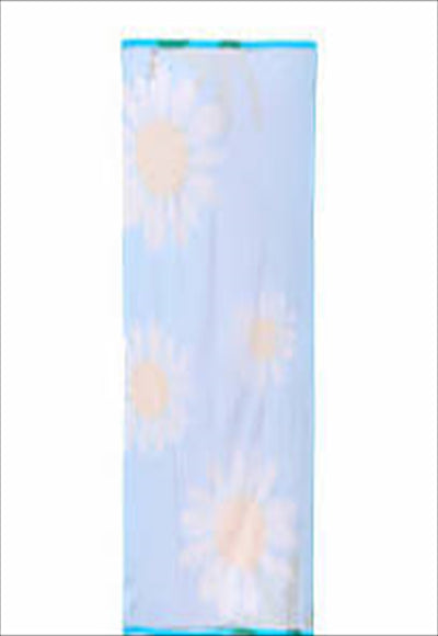 منشفة الشاطئ شروق الشمس عباد الشمس (الأزرق)