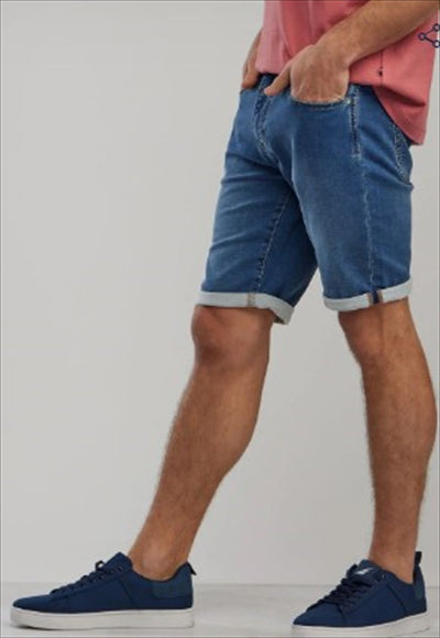 N.S-SLIM DENIM SHORTS-BLUE DEP