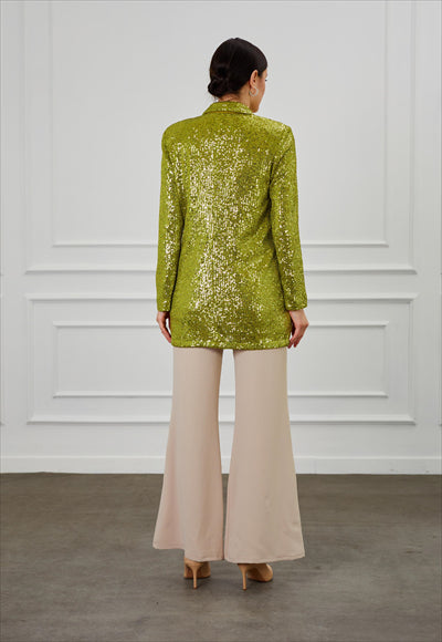 جاكيت مزين بالترتر