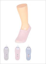 جوارب لا تظهر بلون سادة نسائي (2 أزواج)