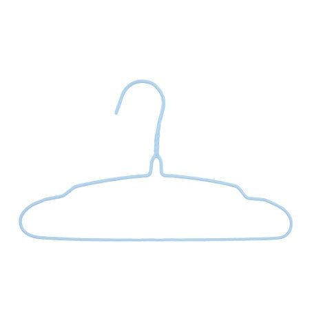 شماعات ملابس الأطفال مع هوك 10 قطع (أزرق)