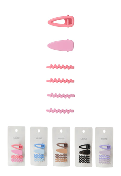 مشبك شعر مموج جميل 4.5 سم (6 قطع)