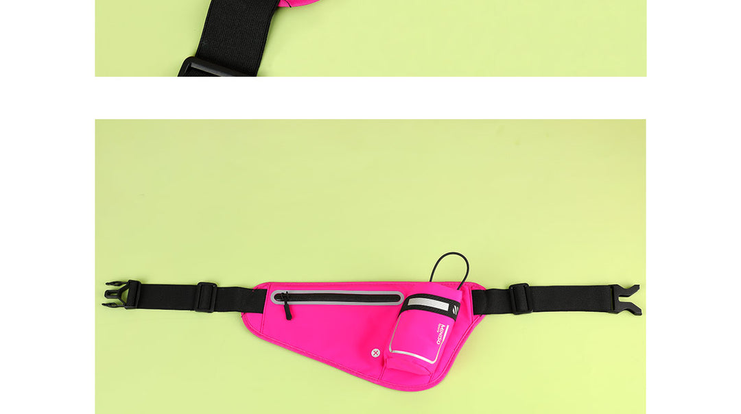 حقيبة الخصر الرياضية (أحمر وردي)