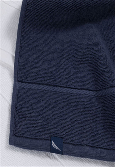 Striped bathroom rug