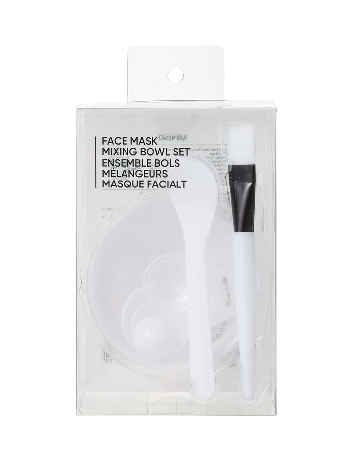 Face mask mixing bowl set