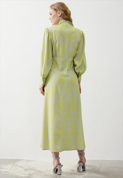 فستان منقوش