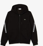 Men's zip-up hoodie with Lacoste prints