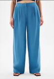 pleated linen pants