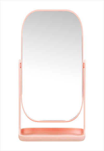 Square vanity mirror from one side