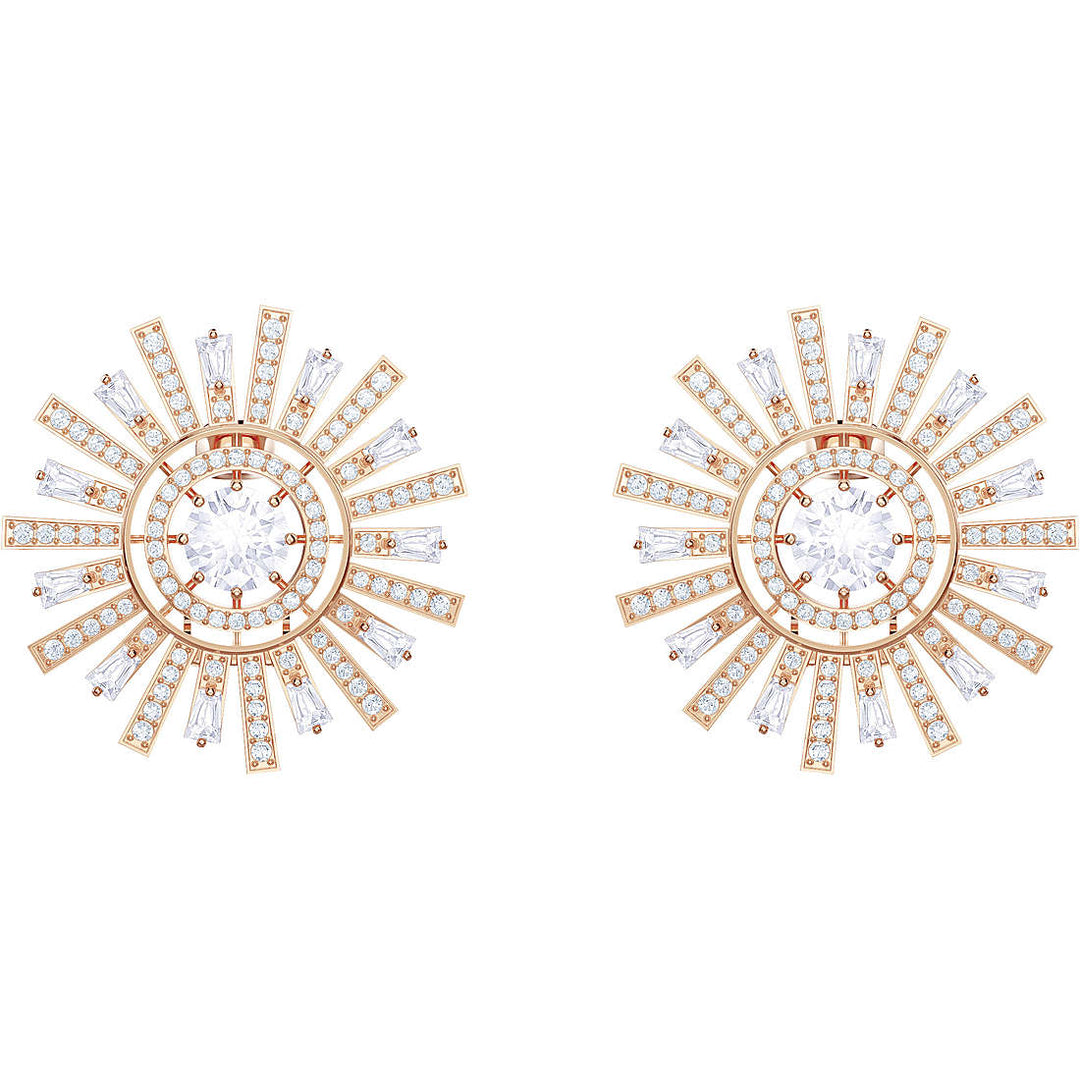 أقراط الأذن جوهرة سواروفسكي صن شاين