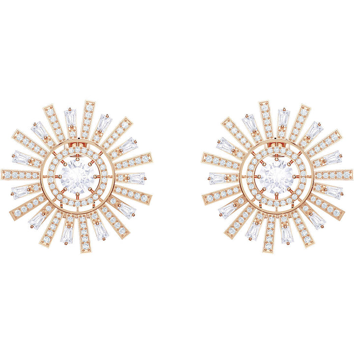 أقراط الأذن جوهرة سواروفسكي صن شاين