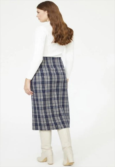 تنورة ميدي متماسكة