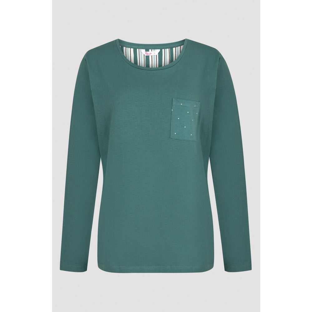 بلوزة بيجاما خريفية قطن