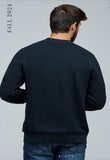 N.S-CREW NECK SWEATER-TRUE BLA