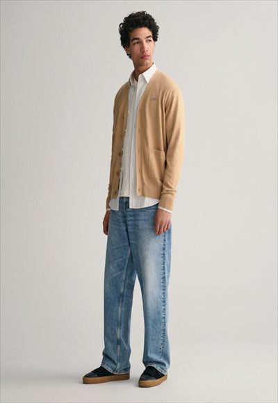 Classic cotton V-neck sweater