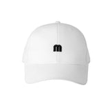 m Cotton baseball cap with letter embroidered