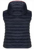 WW0WW40779 DW5 LW PADDED GLOBAL STRIPE VEST