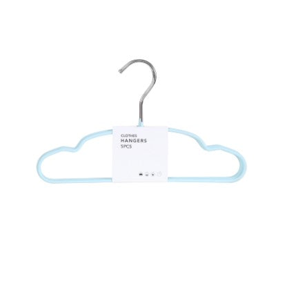 شماعات ملابس غير لامعة للأطفال غير قابلة للانزلاق (5 علاقات)