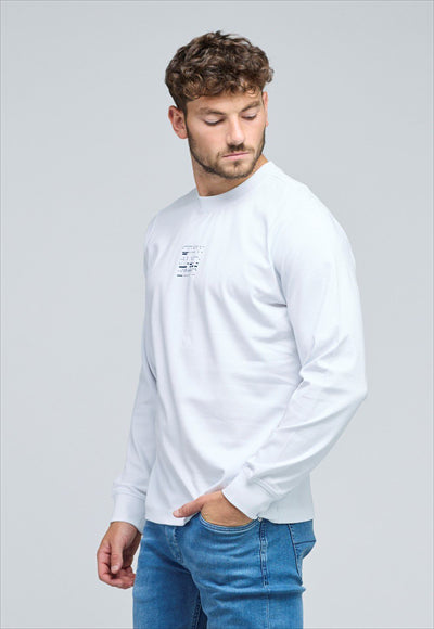 N.S-INTERLOCK L/S CREW NECK TE