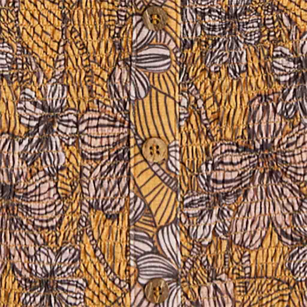 Blouse with floral print