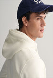 Hooded sweatshirt without zipper