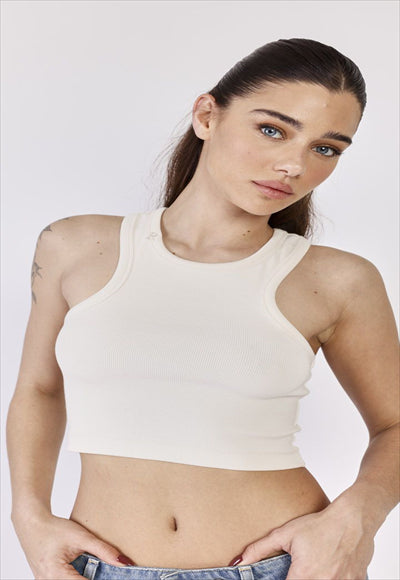 W RIB TANK TOP 24275848 CREAM 01