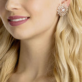 Swarovski Sunshine gem earrings
