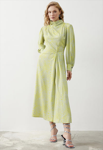 فستان منقوش