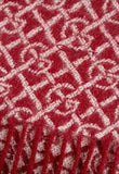 A woven scarf in G pattern