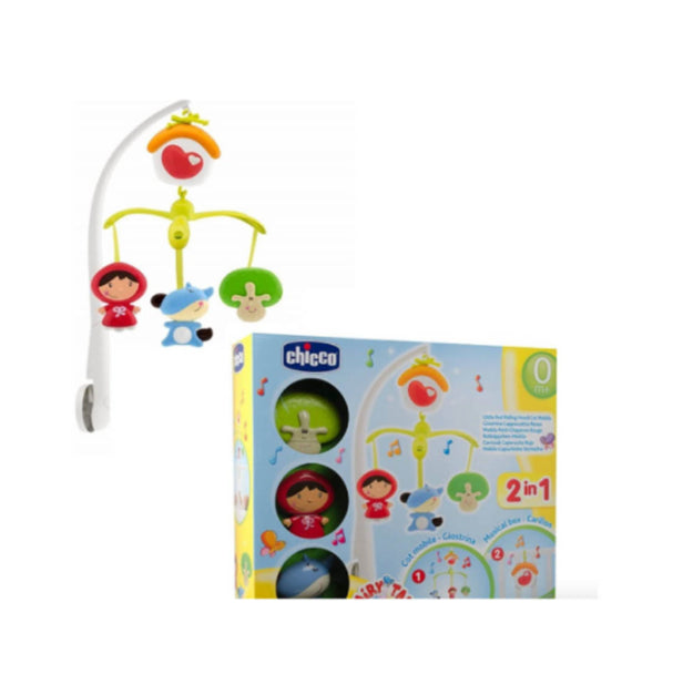 A crib mattress with music from Chicco