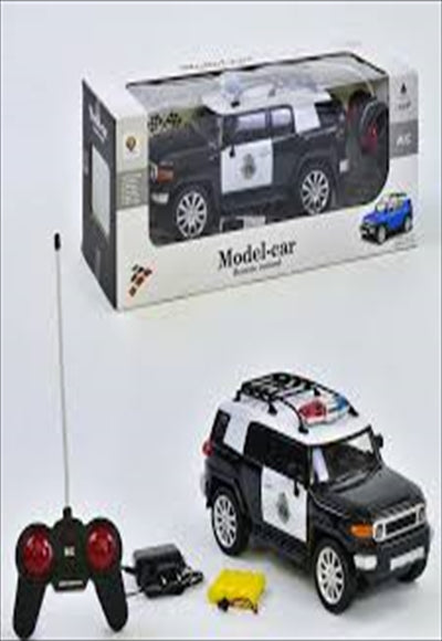 Police sedan car with remote