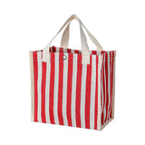 Striped Lunch Bag (Red)