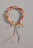 Floral hair band with tie closure