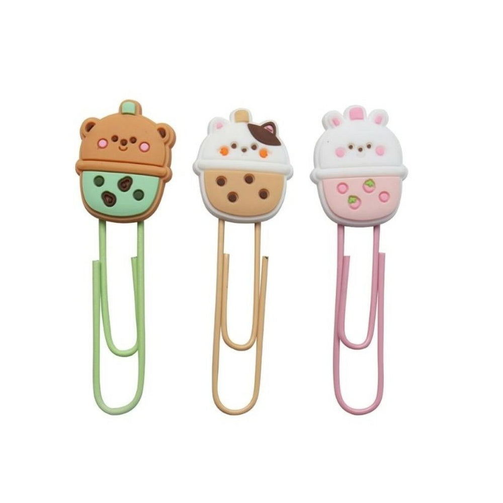 مشابك ورقية من سلسلة شاي الحليب