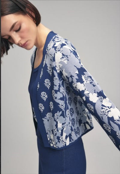 سترة محبوكة مطبوعة