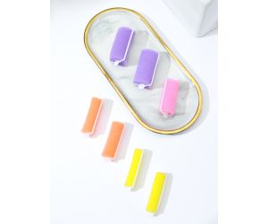 بكرات شعر إسفنجية ناعمة (24 قطعة)