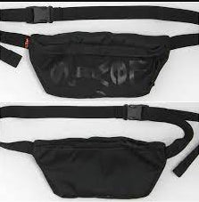 حقيبة خصر سوداء