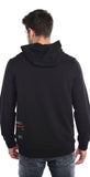 M TERRY HOODED TOP 21162827 BLACK 99